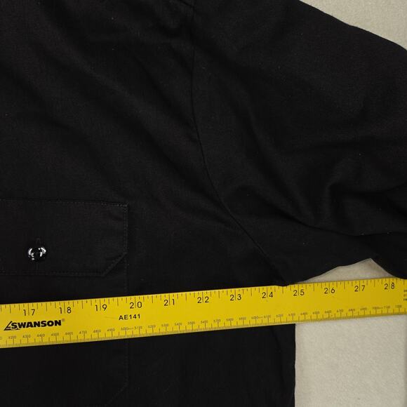 Vintage Dickies Shirt Mens XL Pockets Utility Workwear Mechanic Collared Grunge - Picture 7 of 13